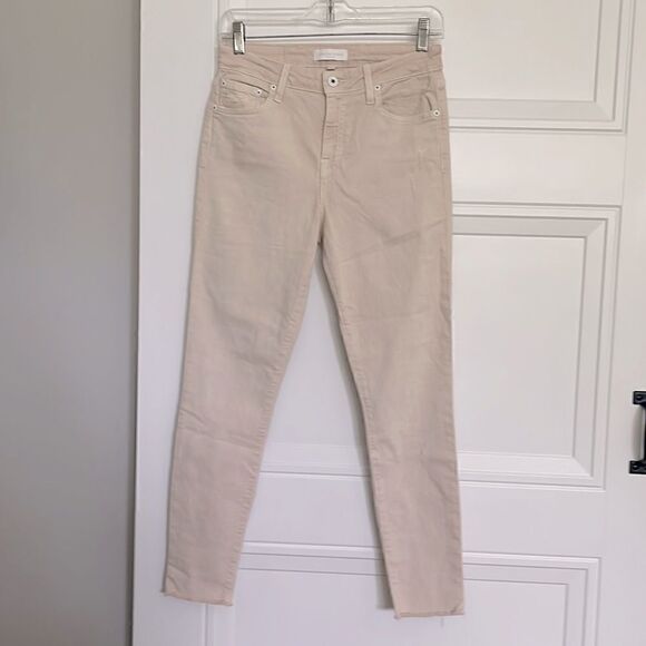 New Jonathan Simkhai Costa Mid-Rise Skinny Crop Jeans - Picture 1 of 7
